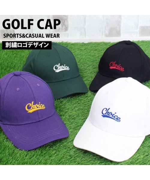 TopIsm(トップイズム)/ゴルフ キャップ メンズ ゴルフウェア 帽子 アメカジロゴ刺繍 ローキャップ ベースボールキャップ/img02