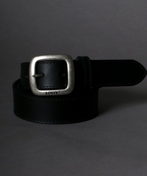 SITRY(SITRY)/【SITRY】【Levi's】スクエアバックル 35mm サイドステッチ レザーベルト メンズ  カジュアル 革 本革/img01