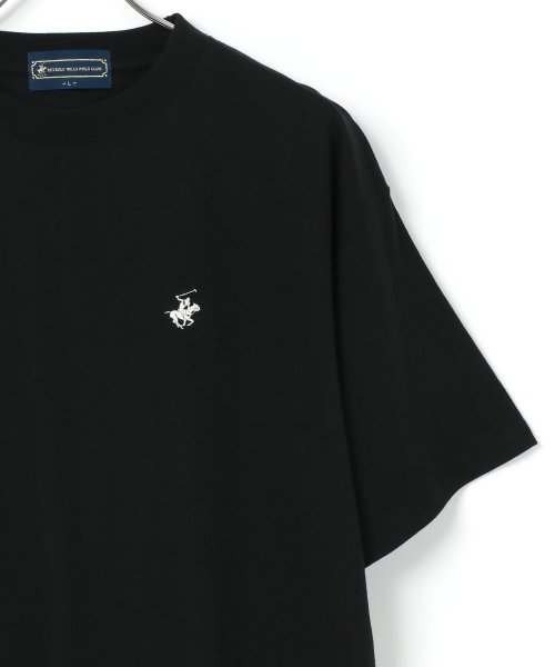 LAZAR(ラザル)/【Lazar】BEVERLY HILLS POLO CLUB/ビバリーヒルズポロクラブ ビッグシルエット ロゴ 刺繍 ワンポイント Tシャツ/img10