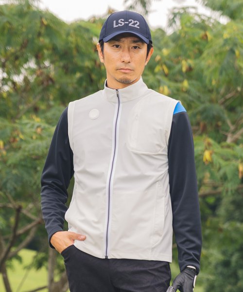 LANVIN SPORT(ランバン スポール)/前開きアウターベスト【ストレッチ】【アウトレット】/img02