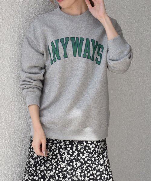 SHIPS any MEN(シップス　エニィ　メン)/【SHIPS any別注】Champion: ANYロゴ カレッジプリント クルーネック スウェット◇/img20