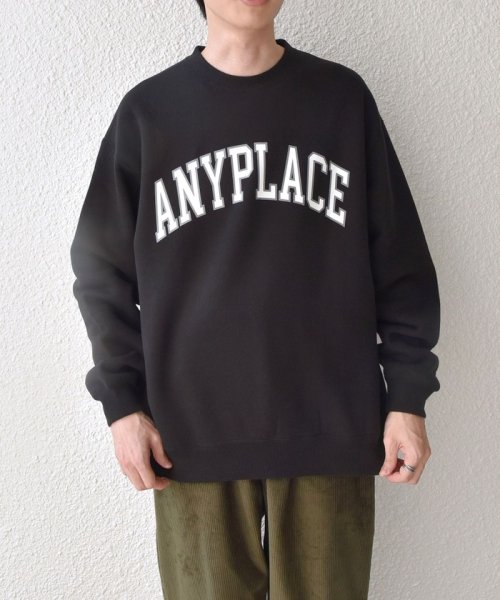 SHIPS any MEN(シップス　エニィ　メン)/【SHIPS any別注】Champion: ANYロゴ カレッジプリント クルーネック スウェット◇/img30