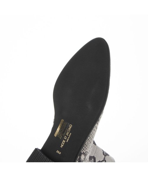 ストレッチショートブーツ ET JACOMO 本革