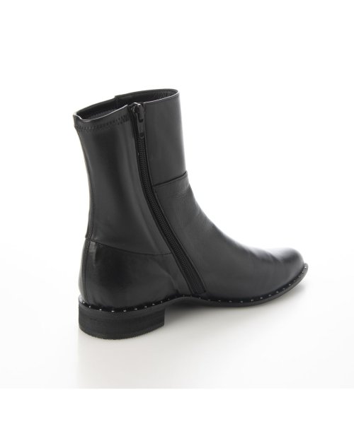 ストレッチショートブーツ ET JACOMO 本革