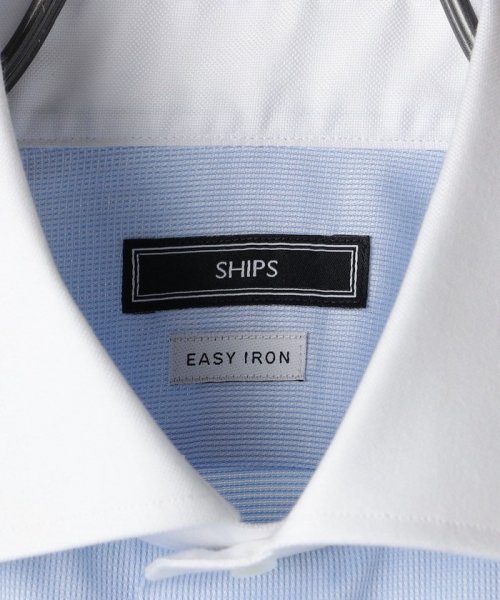 SHIPS MEN(シップス　メン)/SHIPS: イージーアイロン ワイドカラー  クレリック シャツ/img54