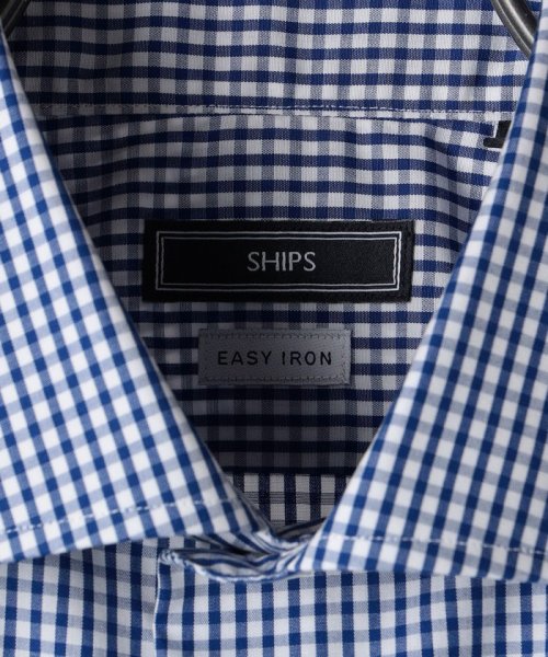 SHIPS MEN(シップス　メン)/SHIPS: イージーアイロン ギンガムチェック ワイドカラー  シャツ/img10