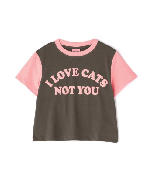 LHP(エルエイチピー)/ITZAVIBE/イッザバイブ/I LOVE CATS NOT YOU レタリングTシャツ/img07