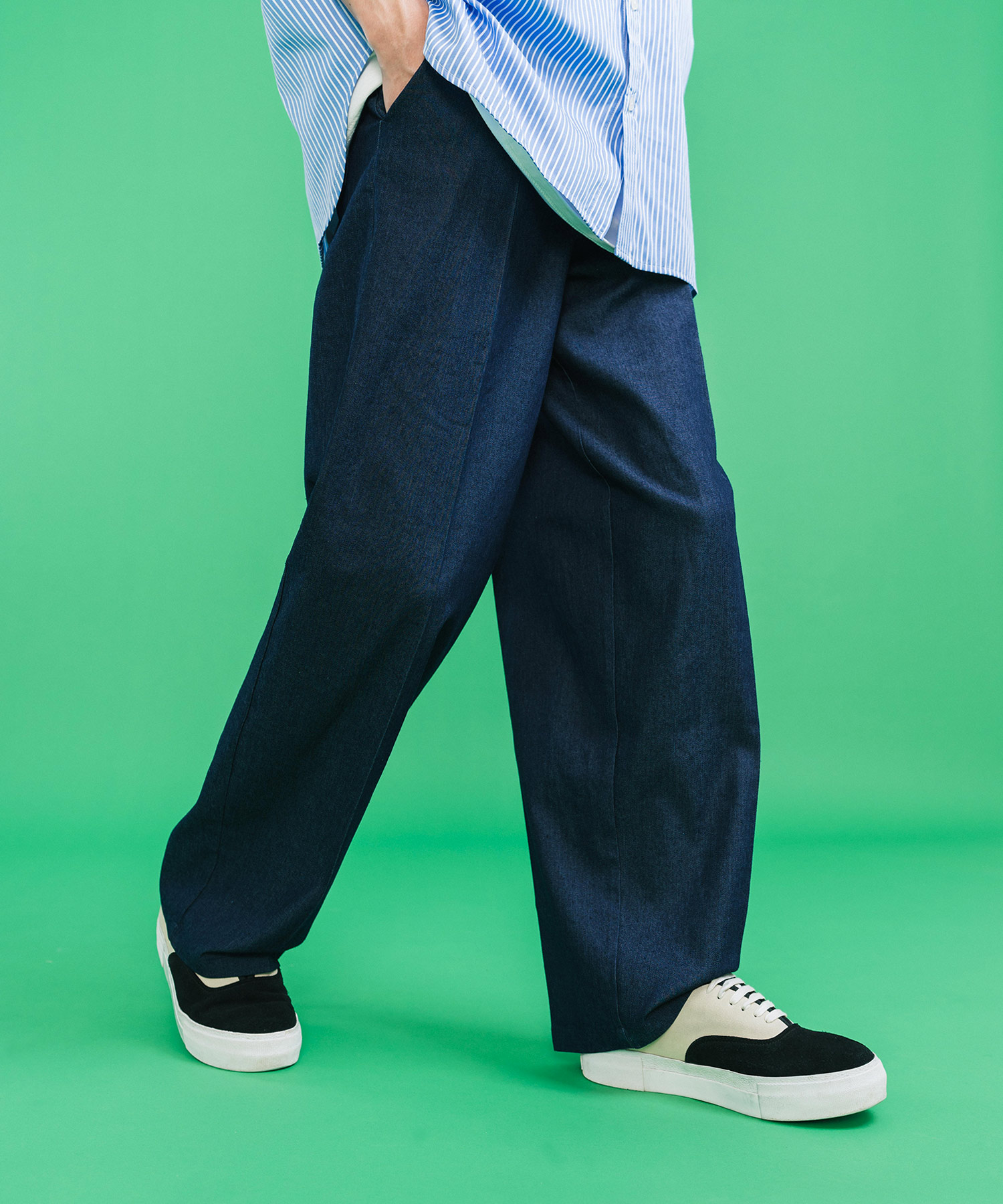 SACRA】ワイドパンツ 幅広いダブルセンタープレス 38 | ochge.org