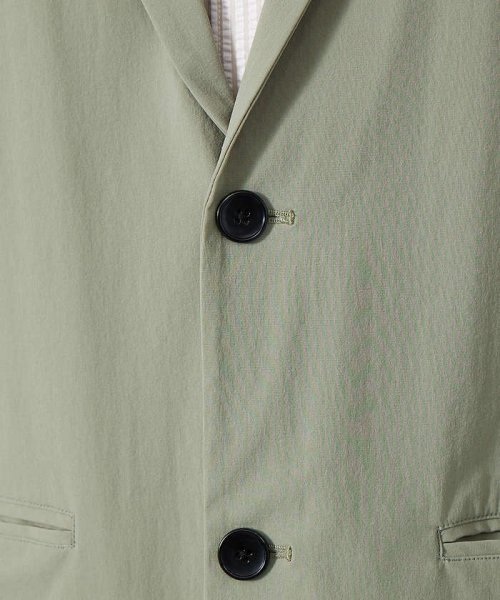 【セットアップ対応】接触冷感＆4WAYストレッチ ナイロン イージージャケット モデル：H186 B86 W72 H89