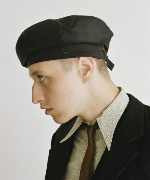 arth(arth)/arth Leather Beret/img09