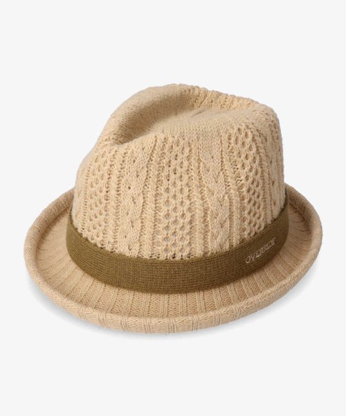 OVERRIDE(OVERRIDE)/OVERRIDE  CABLE KNIT FEDORA WOOL/img04