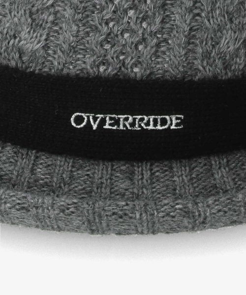 OVERRIDE(OVERRIDE)/OVERRIDE  CABLE KNIT FEDORA WOOL/img10