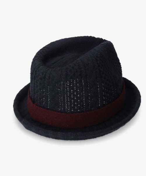 OVERRIDE(OVERRIDE)/OVERRIDE  CABLE KNIT FEDORA WOOL/img12