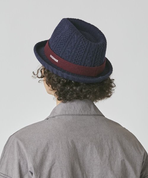 OVERRIDE(OVERRIDE)/OVERRIDE  CABLE KNIT FEDORA WOOL/img23