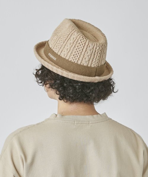 OVERRIDE(OVERRIDE)/OVERRIDE  CABLE KNIT FEDORA WOOL/img26