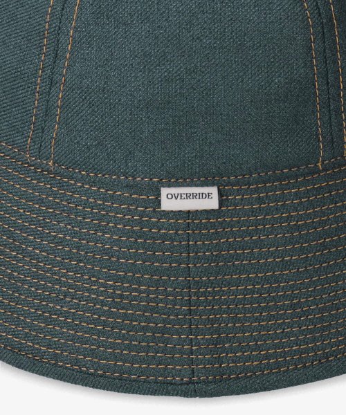 OVERRIDE(OVERRIDE)/OVERRIDE  POLY TWILL GOB HAT/img10