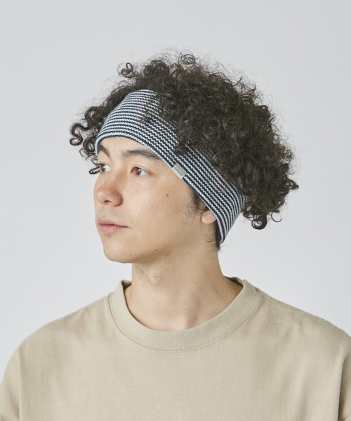 OVERRIDE(OVERRIDE)/OVERRIDE  STRIPE HEADBAND WOOL BLEND/img06