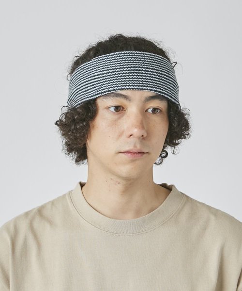 OVERRIDE(OVERRIDE)/OVERRIDE  STRIPE HEADBAND WOOL BLEND/img12