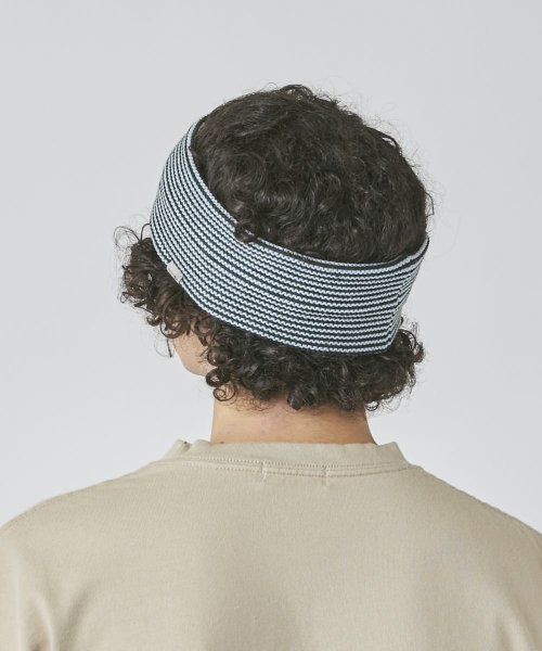 OVERRIDE(OVERRIDE)/OVERRIDE  STRIPE HEADBAND WOOL BLEND/img14