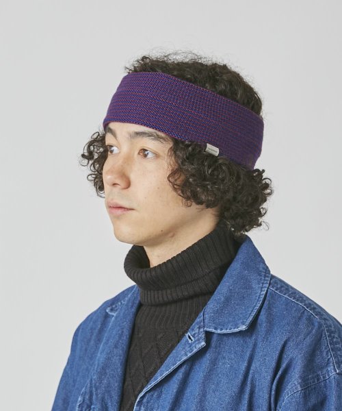 OVERRIDE(OVERRIDE)/OVERRIDE  STRIPE HEADBAND WOOL BLEND/img16