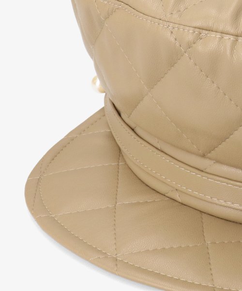 Chapeaud'O(Chapeaud’O)/Chapeau d' O  Fake Leather Quilt Marine/img08