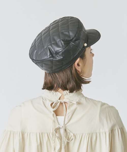 Chapeaud'O(Chapeaud’O)/Chapeau d' O  Fake Leather Quilt Marine/img16