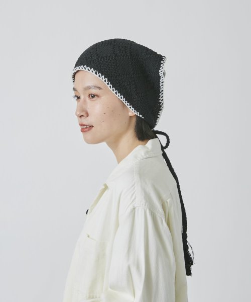 OVERRIDE(OVERRIDE)/OVERRIDE  KNIT CHECKER HEADSCARF/img06