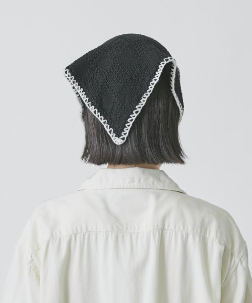 OVERRIDE(OVERRIDE)/OVERRIDE  KNIT CHECKER HEADSCARF/img10