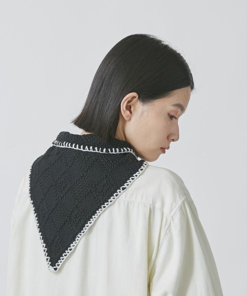 OVERRIDE(OVERRIDE)/OVERRIDE  KNIT CHECKER HEADSCARF/img12