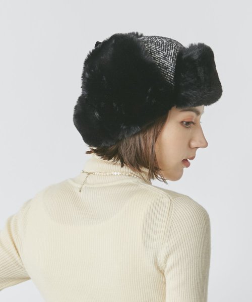 Chapeaud'O(Chapeaud’O)/Chapeau d' O  Fancy Tweed Trapper Hat/img16