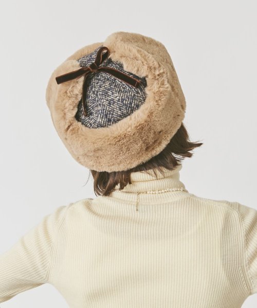 Chapeaud'O(Chapeaud’O)/Chapeau d' O  Fancy Tweed Trapper Hat/img30