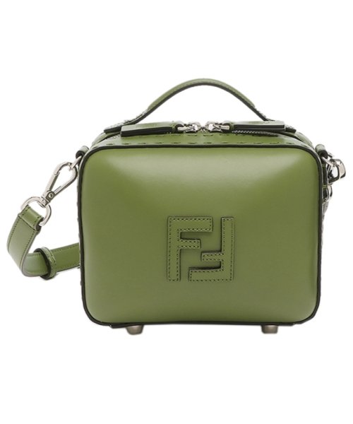 フェンディ ショルダーバッグ スーツケース Sサイズ 2WAY ハンドバッグ グリーン メンズ FENDI 7VA552 AAIW F1GLI