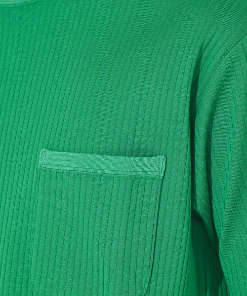 ABAHOUSE(ABAHOUSE)/ULTIMA 針抜き フライス クルーネック 半袖 ポケット Tシャツ/img09