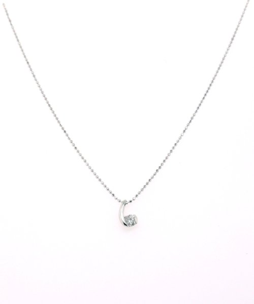 Gems by K(ジェムズ　バイ　ケー)/天然ダイヤモンド プチペンダント 【Gems by K】Silver 0.2ct Diamond Pendant Necklace/img03