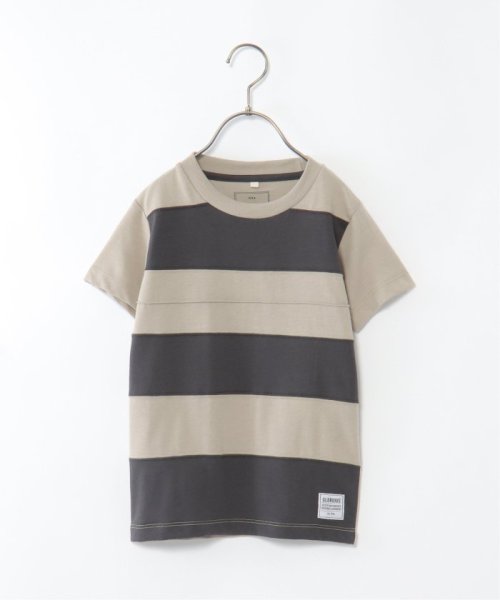 ikka kids(イッカ　キッズ)/【キッズ】ピンタックボーダーTシャツ（120〜160cm）/img04