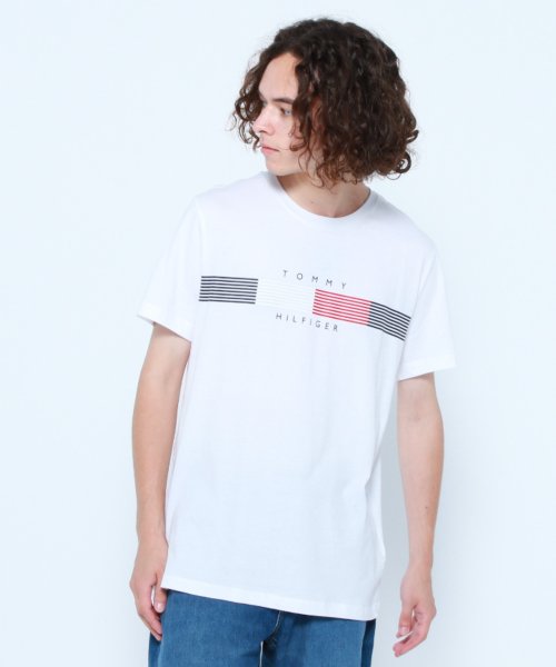 TOMMY HILFIGER(トミーヒルフィガー)/チェストストライプグラフィックTシャツ/img03