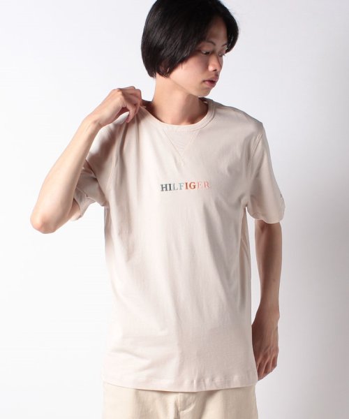 TOMMY HILFIGER(トミーヒルフィガー)/コントラストステッチロゴTシャツ/img17