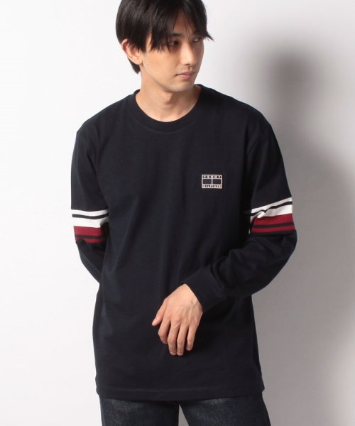 TOMMY HILFIGER(トミーヒルフィガー)/SLEEVE STRIPE CASUAL LS TEE/img20