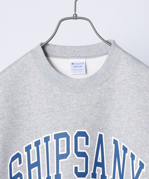 SHIPS any MEN(シップス　エニィ　メン)/【SHIPS any別注】Champion: ANYロゴ カレッジプリント クルーネック スウェット◇/img54