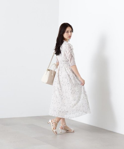 JILL by JILL STUART(ジル バイ ジル スチュアート)/シャーリングラインフラワープリント WEB限定カラー：ボルドー/img15