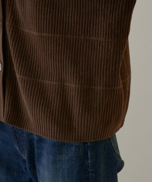 Vネックリブカーディガン－CreamyCotton /クリーミーコットン－ Creamy Cotton クリーミーコットン ■モデル身長 着用サイズ サイズ感 素材感 着心地