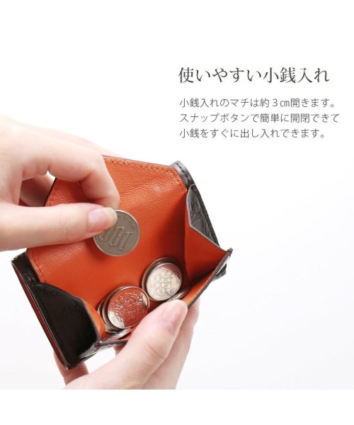 sankyoshokai(サンキョウショウカイ)/クロコダイルレザー三つ折りミニ財布/img10