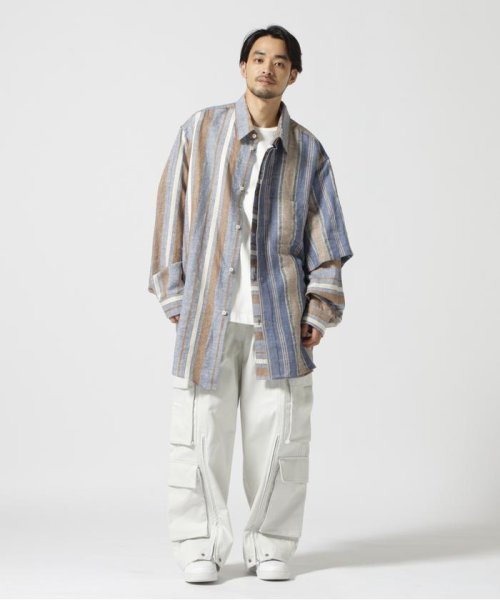 GARDEN(ガーデン)/HED MAYNER/ヘド・メイナー/CARGO PANT/LINEN/ＳＳ２２＿Ｐ４４＿ＧＲＹ／ＣＮＶ/img14