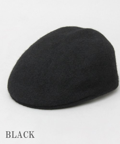 Besiquenti(ベーシックエンチ)/フラットバイザー シームレス ウールハンチング ハンチング帽 ウール100％ 帽子 メンズ カジュアル シンプル/img11