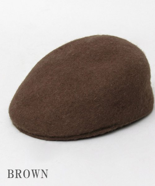 Besiquenti(ベーシックエンチ)/フラットバイザー シームレス ウールハンチング ハンチング帽 ウール100％ 帽子 メンズ カジュアル シンプル/img12