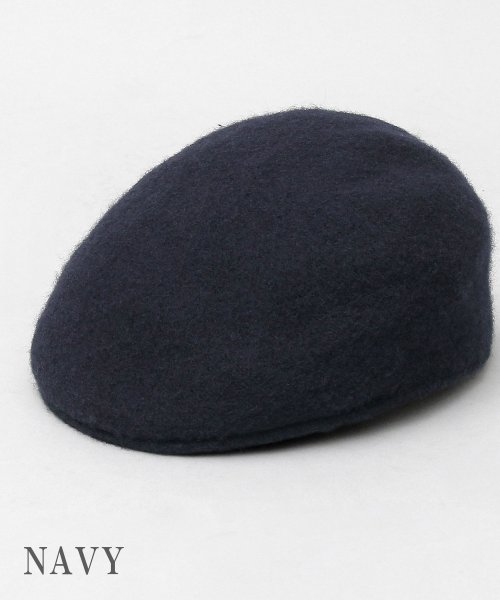 Besiquenti(ベーシックエンチ)/フラットバイザー シームレス ウールハンチング ハンチング帽 ウール100％ 帽子 メンズ カジュアル シンプル/img13