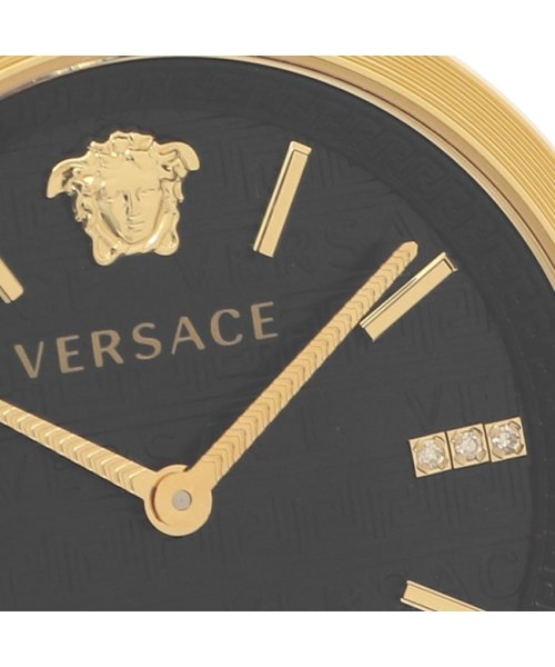 VERSACE(ヴェルサーチェ)/ヴェルサーチ レディース 時計 V－ツイスト ブラック ゴールド VERSACE VELS01119 ステンレススチール/img08