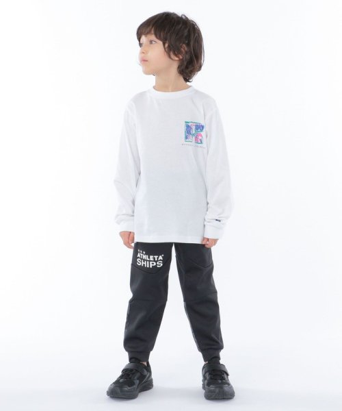 SHIPS KIDS(シップスキッズ)/【SHIPS KIDS別注】RUSSELL ATHLETIC:100～160cm / カラーリング ロゴ 長袖 TEE/img02