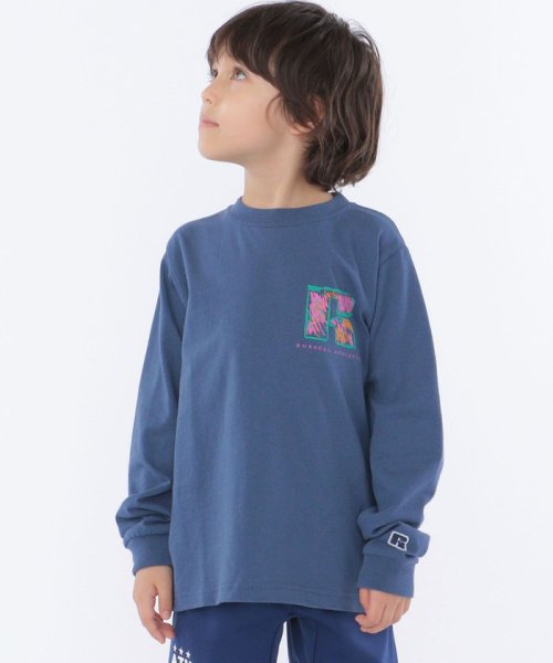 SHIPS KIDS(シップスキッズ)/【SHIPS KIDS別注】RUSSELL ATHLETIC:100～160cm / カラーリング ロゴ 長袖 TEE/img07