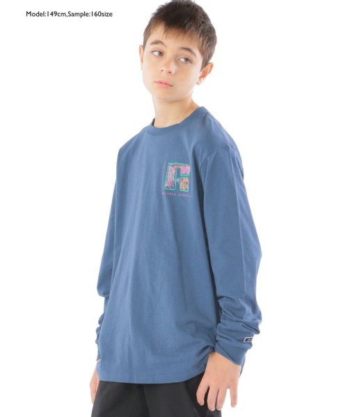 SHIPS KIDS(シップスキッズ)/【SHIPS KIDS別注】RUSSELL ATHLETIC:100～160cm / カラーリング ロゴ 長袖 TEE/img11